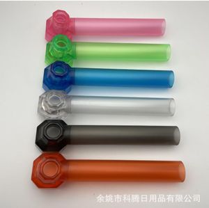 Tuyau de tuyau ￠ fumer tuyau de couvercle de narguil￩ en plastique en plastique Pipe portable et amovible
