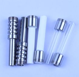 Tuyau de fumée de remplacement Conseils de fil Titanium Céramique Quartz Banger Nail pour kit de collecteur de nectar Mini tuyaux de concentré de verre ZZ