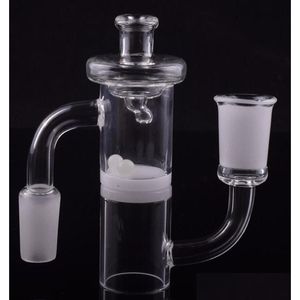 Pipes À Fumer 10Mm 14Mm 18Mm Quartz Banger Nail 4Mm Fond Opaque Avec Verre Ufo Carb Cap Terp Perle Boule Pour Plate-forme Pétrolière Bong Adaptateur D Dhkwf