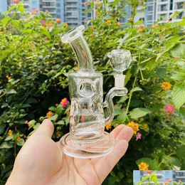 Pipes À Fumer 5 Pouces Mini Verre Dab Rigs Bong Skl Oeuf Inline Perc Pipe À Eau Bécher Recycleur Huile Avec Quartz Banger Drop Delivery Ho Dh0Pu