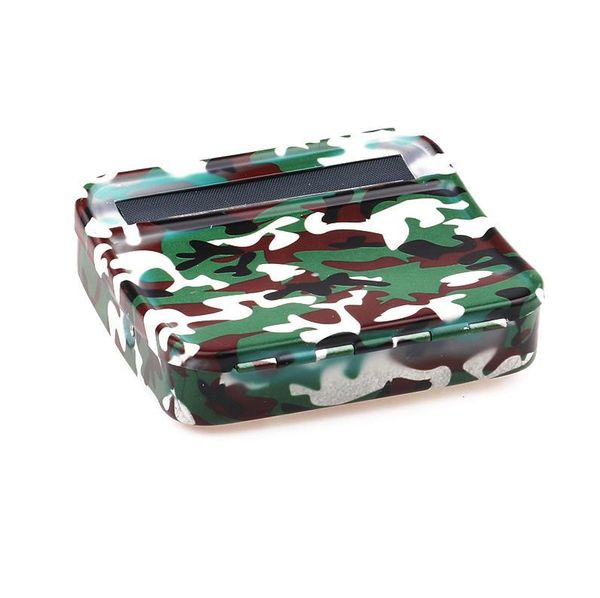 Smoking Pipes 70MM Camo Metal Cigarette Box Exquis Portable