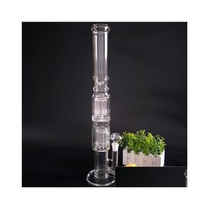 Rookpijpen 7 mm dikte 21 inch hoog Hoogwaardige dikke en zware glazen bong pijp water bongs met 2 percs Gb267 Drop Delivery Dhxqa