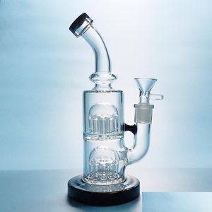 Rookpijpen 8 inch Glas Bong 12 Arms Tree Percolator Mini Oil Dab Rigs 14mm Vrouwelijke gewricht Water DHS YQ01 Drop Delivery Home Garden Dhu5w