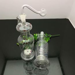 Rookpijpen AEECSSORIES GLASE HOWAHS Bongs kleurrijke stip zand kern filter vaas glazen water rookfles