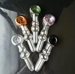 Pipes Aeecssories Narguilés en verre Bongs Pot de fumée de gourde de couleur mélangée