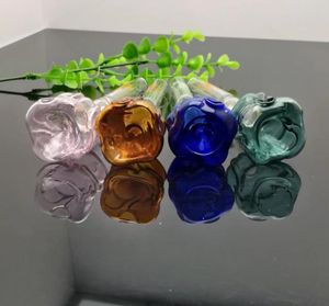 Rookpijpen AECSSORIES GLASS HUWELAGS Bongs Gekleurde Rose Glass rechte rookpot