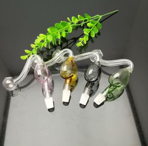 Pipes à fumer Aeecssories Narguilés en verre Bongs New Colored Peach Heart Glass Pot Smoke Set Accessoires