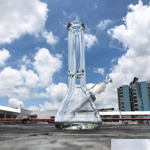 Pipes Pour Fumer Toutes Les Tailles 7Mm 9Mm Verre Bong D'eau Big Dab Plate-Forme Pétrolière Bubbler Grand Bécher Épais Tuyau Super Lourd Avec Éléphant Joint Drop Dhd3A