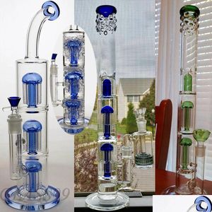 Rookpijpen Grote rechte waterpijpglazen bongs met armboompercs matrix percolator waterpijp boro dab rigs dikke bubbler 18 mm joi dhwyj