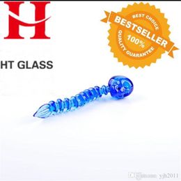 Pipas para fumar Utensilios de vidrio con calavera azul, bongs de vidrio al por mayor, narguile de vidrio, accesorios para pipas de humo