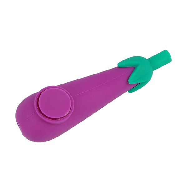 Pipes à fumer aubergine pipe à tabac plate-forme pétrolière bong brûleur de cire bongs en silicone avec bol en verre utilisation pour tube de cigarette aux herbes sèches