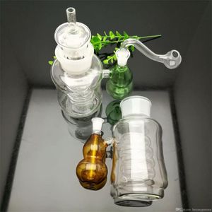 Smoking Pipes Bouteille en spirale classique avec bouteille de cigarette en verre calebasse suspendue Vente en gros de bangs à l'huile