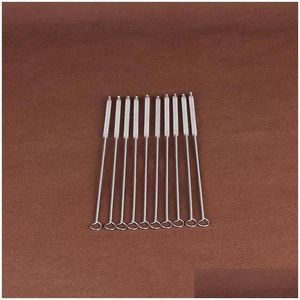 Pipes à fumer Nettoyage propre A Raccords de tuyauterie Nettoyant en métal Brosse Support de pièces Tête de tige en coton Livraison directe Maison Jardin Ménage Su Dh9W7