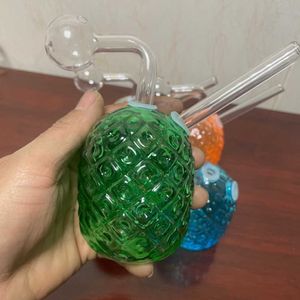 Rookpijpen gekleurd glas ananas anana -brander Bong rook collector bubbler bong