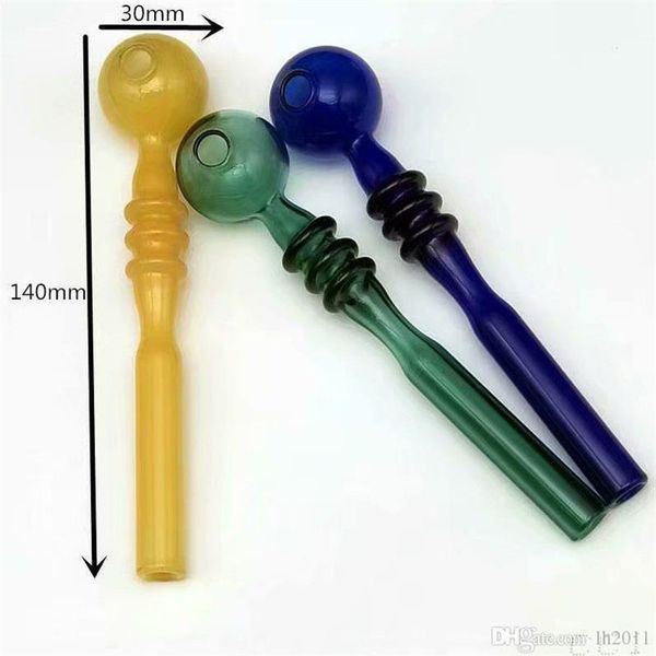 Pipes fumeurs Colorful Color Color Ball Fired Fired Fired Gross Verre Water Pipes Tobacco