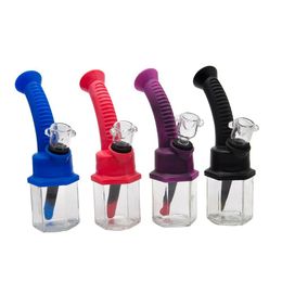 Pijpen Cournot Sile Waterpijp Glazen Kom Met Waterpijp Fles Reizen Draagbaar Top Shisha Drop Levering Huis Tuin Huishouden S Dhcsp