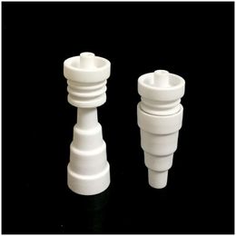 Pijpen Domeless Keramische Nagel 10Mm 14Mm 18Mm 6 In 1 Chinese Keramiek Nais Banger Voor vaporizer Va E Nail Roker Drop Levering Dhagq