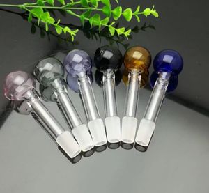 Pipes à fumer Europe et Amérique Chichas en verre multi-spirales colorées Bongs Pot d'ébullition directe en verre à bulles colorées