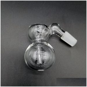 Pijpen Glas Asvanger Kom Voor Tornado Waterpijpen Bong Dab Rigs 14Mm 18Mm Twee Gezamenlijke Grootte kalebas Vorm Percolator Downstem Met Dh26P