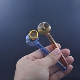 Pipes à fumer bouche en verre Puffco proxy verre remplacement bol à tabac en métal avec écran 4 pouces tuyaux de brûleur à mazout en verre