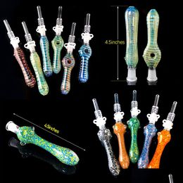 Smoking Pipes Glass NC Kit met Quartz -tips DAB St OLIE Rigs Sile Accessoires Drop levering Huis Tuin Huishouden Zondiger Dhlic Dhlic