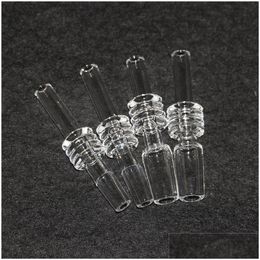 Pipes de fumer Kit NC en verre avec pointes en quartz 10 mm 14 mm 18 mm dab st cartes accessoires de fumée de sile