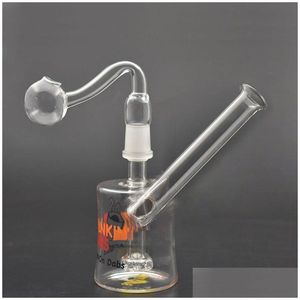 Pipas para fumar Hookah Glass Bong Oil Burner Pipe Us Dunkin Cups Water Birdcage Matrix Perc Recycler Dab Rigs Cigarette Rolling Hine W Dhjcl