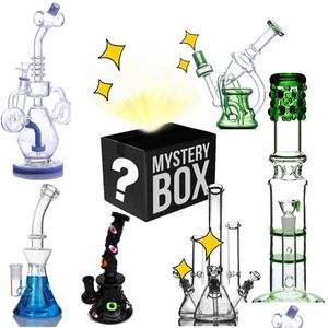 Pipes à fumer Narguilés Mystère Surprise Blind Box Mti Styles Heady Épais Verre Bécher Bong Recycler Bongs Gros Pour Drop Livraison Maison Dhrpn Meilleure qualité