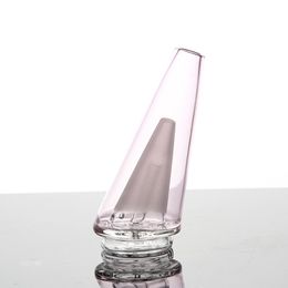 Rookpijpen Hookahs Piek gekleurde glasbevestiging met koolhydraten dop/kwarts Insert 4 kleuren vervanging voor filtratie en koeling voor DAB -rigs Water Bongs