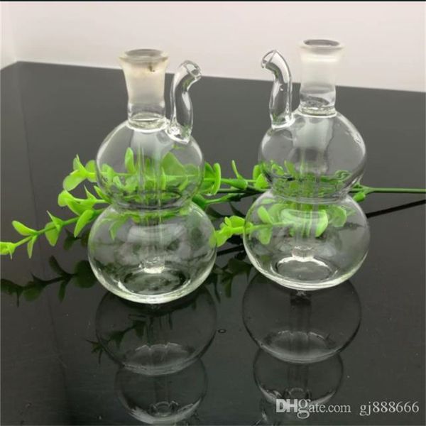 Tuberías fumadoras mini calabaza botella de agua de agua bongs aceite quemador vidrio vaso tubería de agua plataformas fumadoras