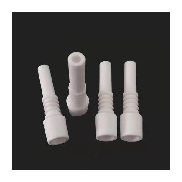 Pipas para fumar Mini kits de colector de néctar 10 mm 14 mm Macho NC Accesorios de uñas de cerámica Punta de reemplazo Junta Dabber para Dab Rigs Cera GL DHBXW