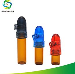 Pipes de fumar mini botella de almacenamiento pequeño 53-67-82 mm Tamaño del tanque de almacenamiento portátil Botella de vidrio
