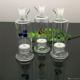 Tuberías de fumar filtro mudo Arte de vidrio con varios núcleos de arena elegantes Gran tubería de quemador de vidrio Pyrex