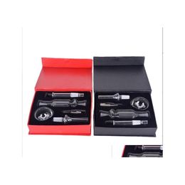 Rookpijpen Nectar Collector Kit Hookahs voor Bong Water Pipe Titanium Nail FL Set Products In Box Shisha Drop Delivery Home Garden Dhosl