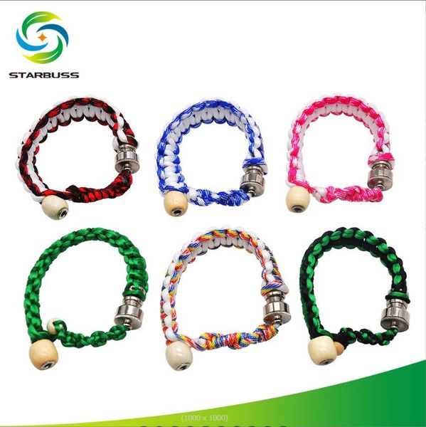 Pipas para fumar Nuevo tubo de metal, pulsera de 15 mm, mini juego de pulsera para fumar, tubo de metal