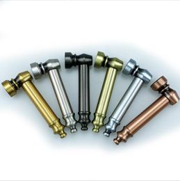Pipes pour fumer Nouveau tuyau en métal multicolore Mini tuyau de nettoyage amovible portable