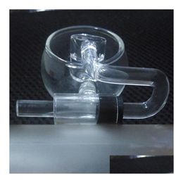 Pipes à fumer Seaux à quartz Accessoires avec bouchons de carburateur Narguilés sans dôme Bras oscillant Bol en verre Seau de liaison Connecté 10Mm 14Mm 18M Dhunp