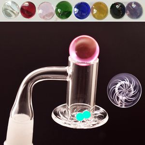 Pipes pour fumer Terp Slurpers Blender Quartz Banger 10mm 14mm 18mm mâle femelle Full Weld Beveled Edge Quartz Banger Nail pour Glass Bongs