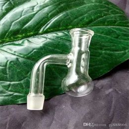 Smoking Pipes Transparent T-mouth pot bangs en verre accessoires Glass Smoking Pipes coloré mini