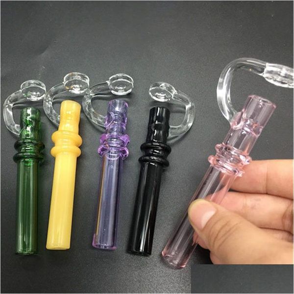 Pipas para fumar Laboratorios al por mayor Glass Taster Smokin Oil Burner Pipe Calabaza Cera Concentrado Tasters Drop Delivery Hogar Jardín Hogar S Dhkhq