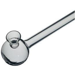 Fumar Pyrex Glass Pipes Embudo original Oil Burner Pipe 15cm Glass Clear Quality Tube Hecho a mano para RIG