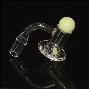 Cachimbas Cuarzo Licuadora Spin Bangers Cuarzo Terp Slurper Banger 14 mm macho junta dab paja cuencos de vidrio