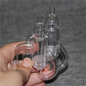 Fumer Quartz Diamant Boucle Bangers Nail Oil Noeud Recycler Quartz Banger Nails Carb Cap Dabber Insert Bol 10mm 14mm 18mm Mâle Femelle