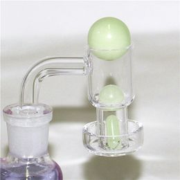 Fumer Quartz Terp Slurper Banger Nail avec lueur dans l'obscurité Carb Cap Up Oil Vacuum Nails pour Glass Bongs silicone nectar