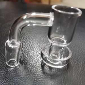 Fumer Quartz TerpVacuum Bangers Domeless Terp Slurper Up Oil Banger Nail avec seau de 25 mm Fond de 30 mm pour verre Bong Rigs