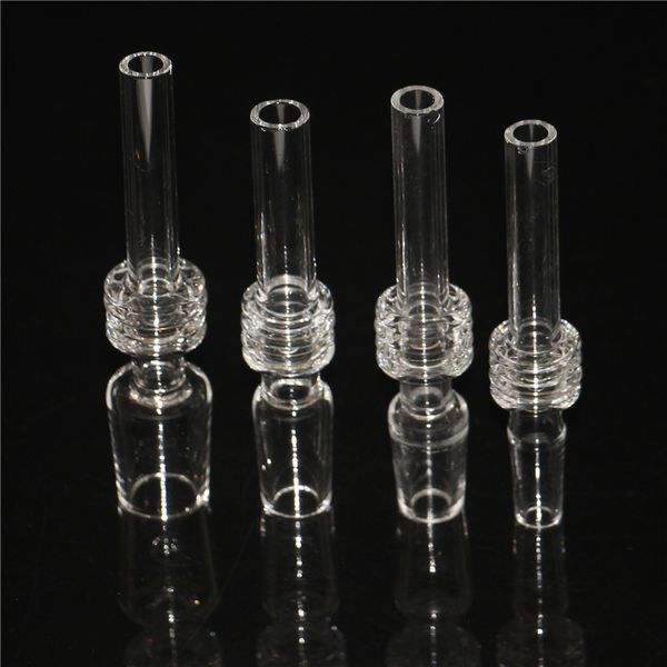 Pointes de Nectar à Quartz 10mm 14mm 18mm, accessoires pour fumer, paille épaisse, goutte de filtre, pointe de Tube de test pour Mini Nectar