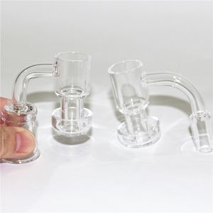 Fumar Cuarzo Vacío Banger Domeless Nails Terp Slurper Up Oil club banger clavo para vidrio Bong tuberías de agua recuperar colector 14 mm macho