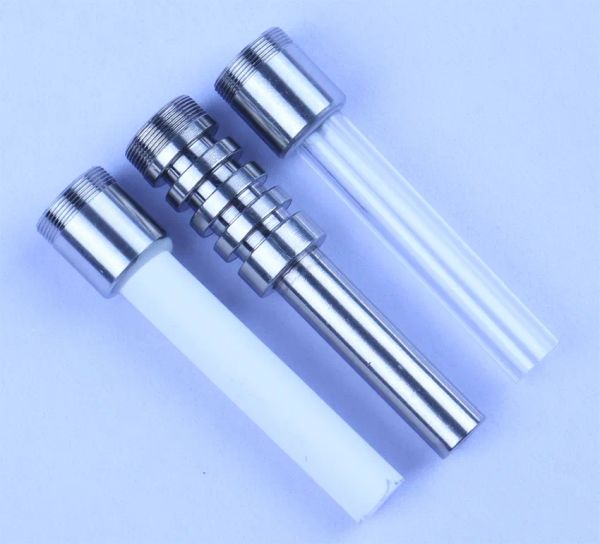 Reemplazo de fumar 510 hilo de 10 mm/14 mm/18 mm Titanium Ceramic Ceramic Cericz Banger Nail para néctar colector Kit LL