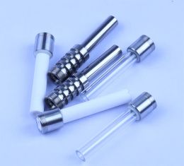 Roken Vervanging 510 Draad en 10mm/14mm/18mm Titanium Keramische Tip Quartz Banger Nail voor Nectar Collector kit BJ