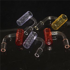 Roken Dikke Club Bangers 18mm 14mm 10mm Domeloze Quartz Nail Male Vrouw 90 Degrees Quartz Banger Nails voor Glass Bongs DAB Rigs